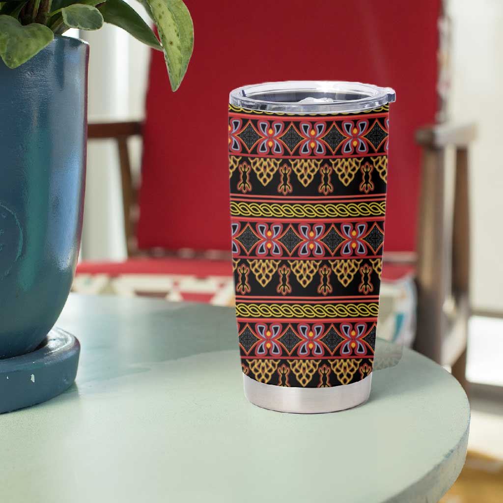 Toghu Cameroon Tumbler Cup Traditional Pattern