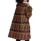 Toghu Cameroon Wearable Blanket Hoodie Traditional Pattern