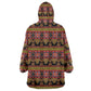 Toghu Cameroon Wearable Blanket Hoodie Traditional Pattern
