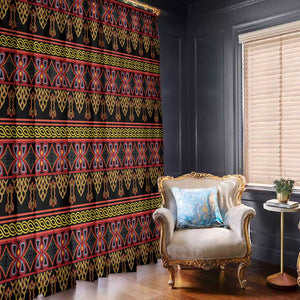 Toghu Cameroon Window Curtain Traditional Pattern
