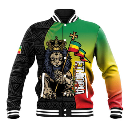 Personalized Ethiopia Baseball Jacket Happy National Day