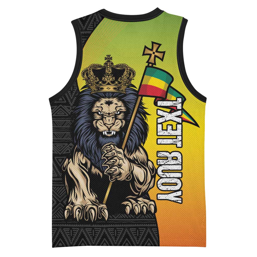 Personalized Ethiopia Basketball Jersey Happy National Day - African Pride