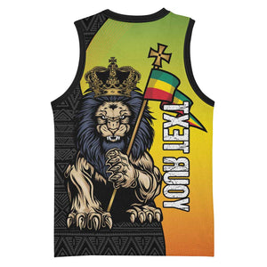 Personalized Ethiopia Basketball Jersey Happy National Day - African Pride