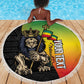 Personalized Ethiopia Beach Blanket Happy National Day