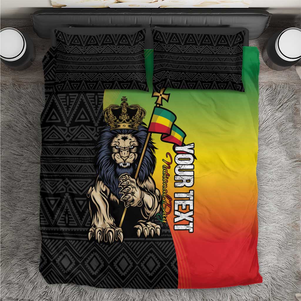 Personalized Ethiopia Bedding Set Happy National Day