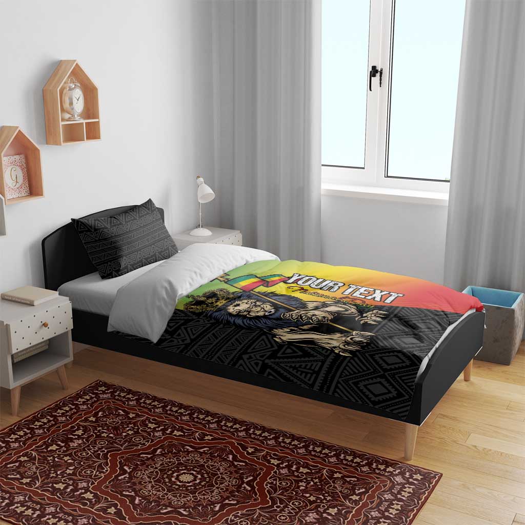 Personalized Ethiopia Bedding Set Happy National Day