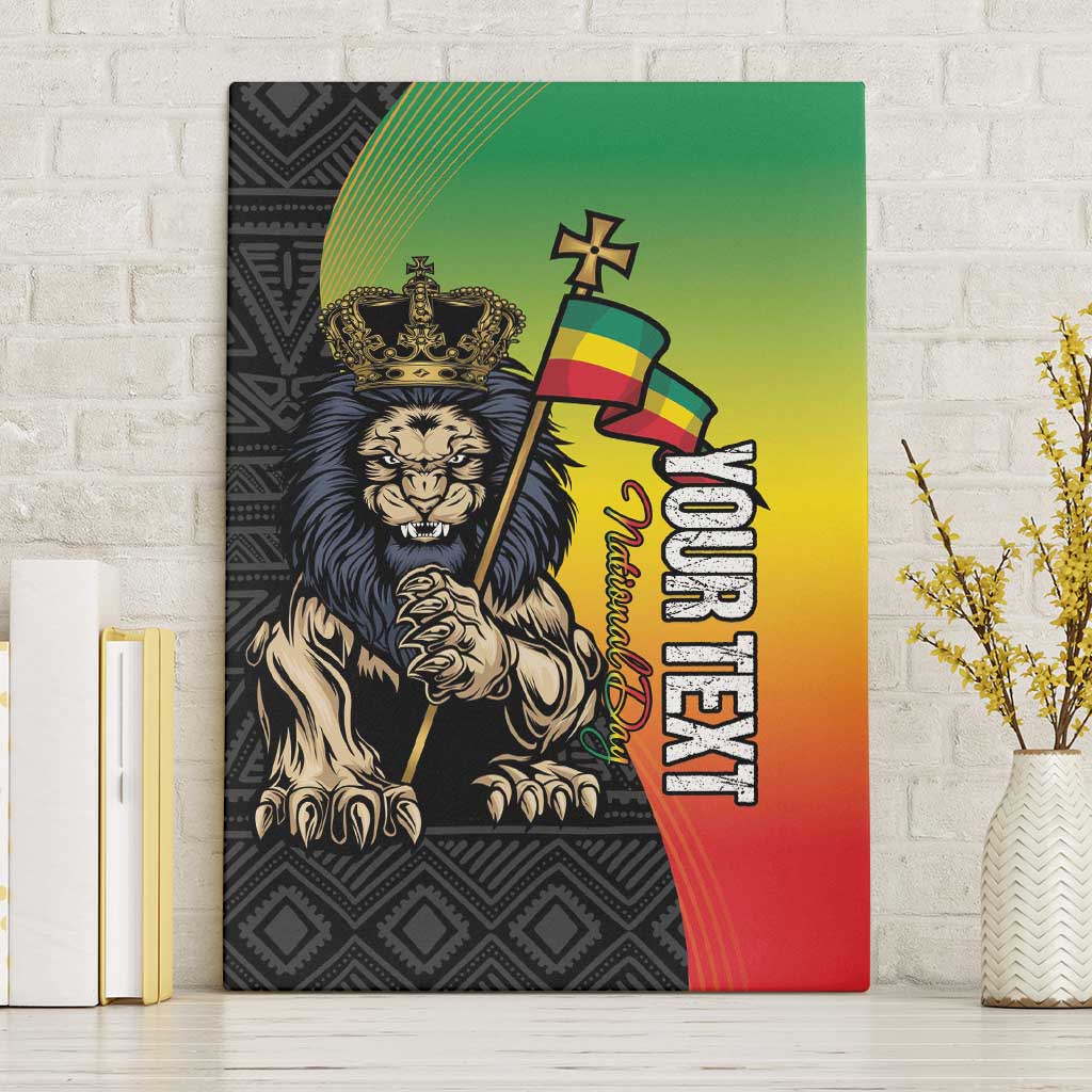 Personalized Ethiopia Canvas Wall Art Happy National Day