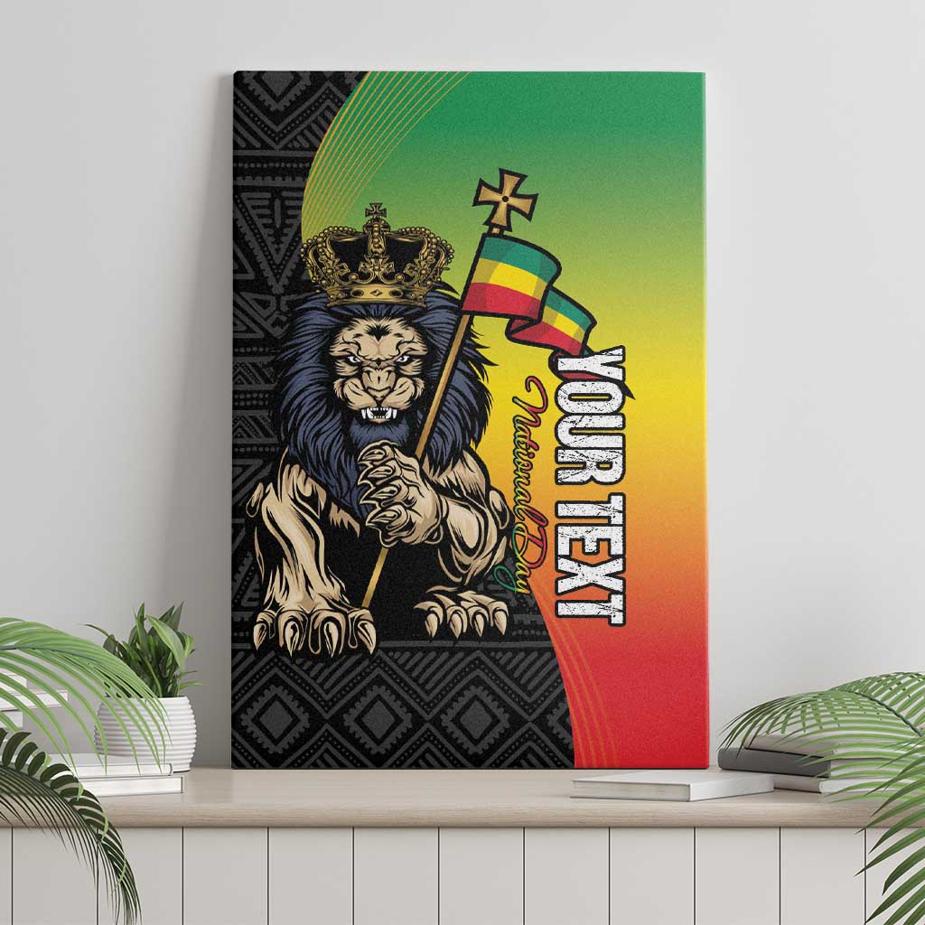 Personalized Ethiopia Canvas Wall Art Happy National Day