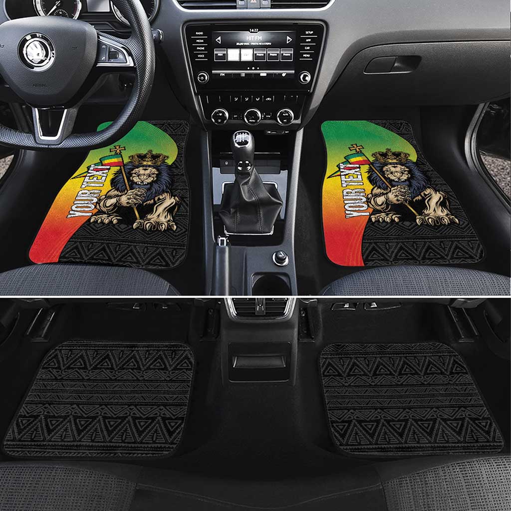 Personalized Ethiopia Car Mats Happy National Day