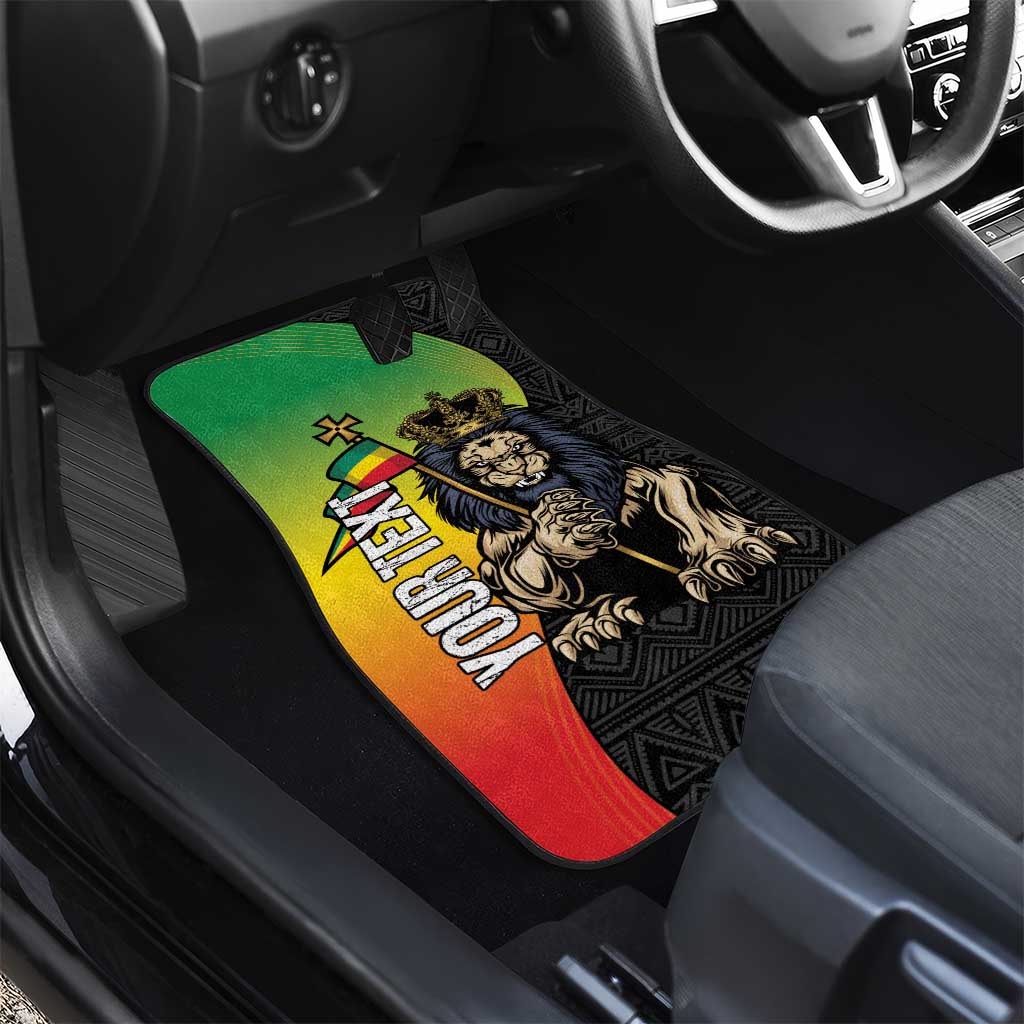 Personalized Ethiopia Car Mats Happy National Day