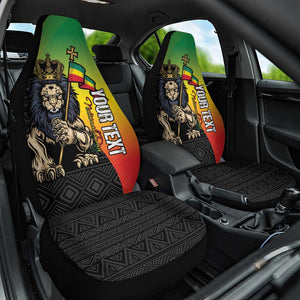 Personalized Ethiopia Car Seat Cover Happy National Day