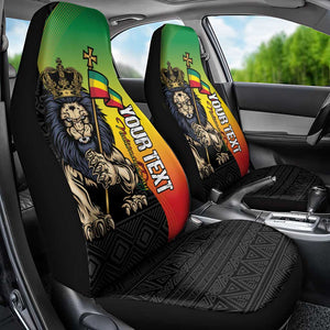 Personalized Ethiopia Car Seat Cover Happy National Day
