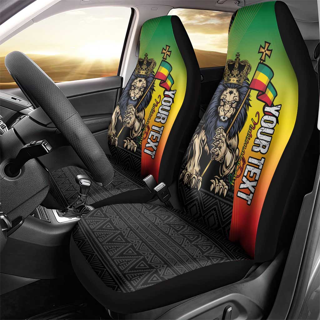 Personalized Ethiopia Car Seat Cover Happy National Day