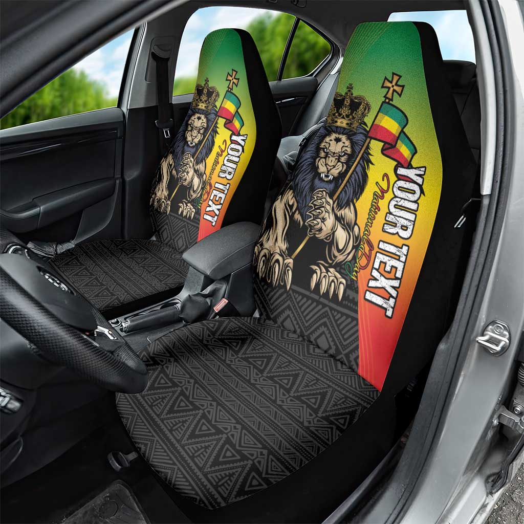 Personalized Ethiopia Car Seat Cover Happy National Day