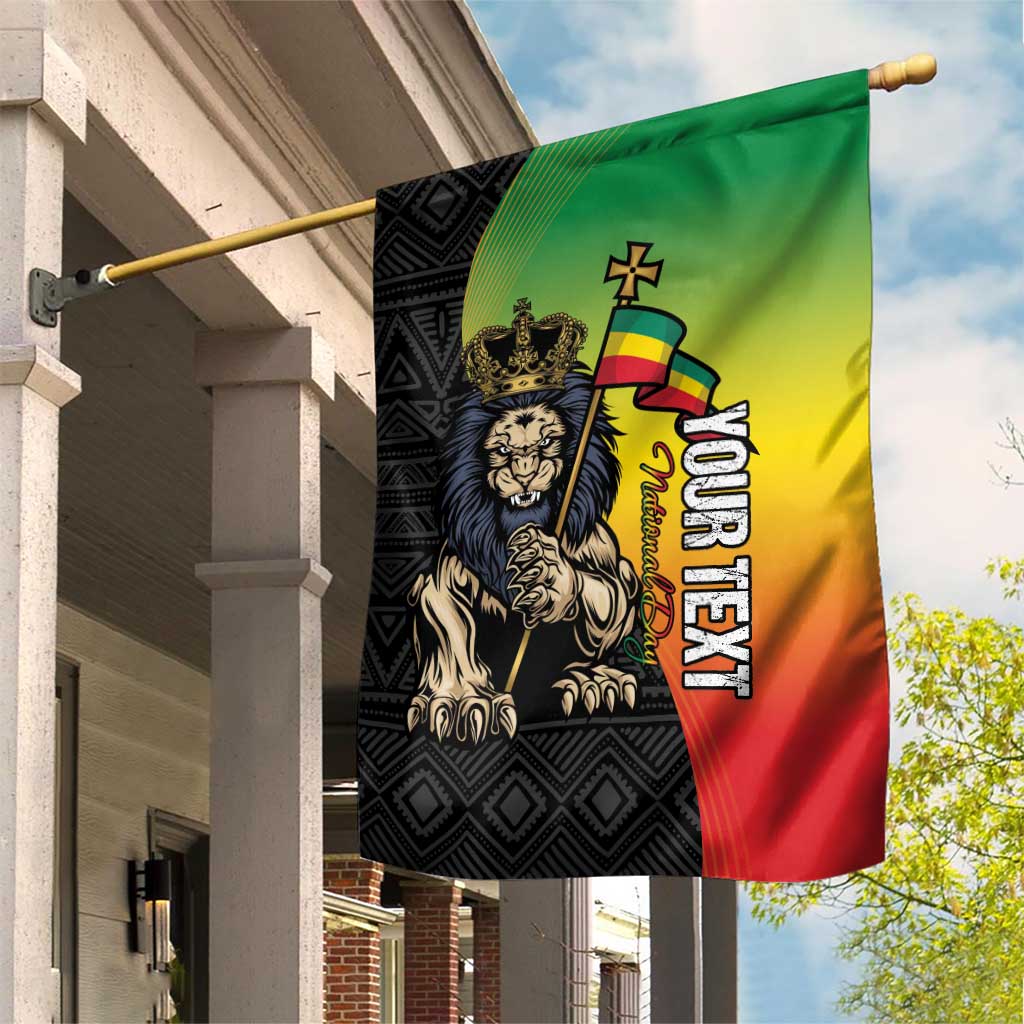 Personalized Ethiopia Garden Flag Happy National Day