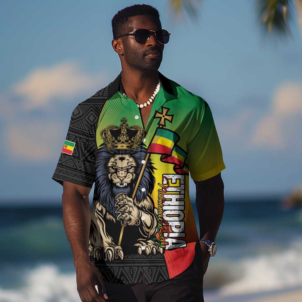 Personalized Ethiopia Hawaiian Shirt Happy National Day