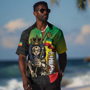 Personalized Ethiopia Hawaiian Shirt Happy National Day