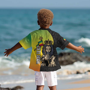 Personalized Ethiopia Kid Hawaiian Shirt Happy National Day