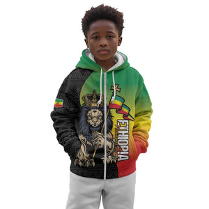 Personalized Ethiopia Kid Hoodie Happy National Day