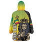 Personalized Ethiopia Kid Wearable Blanket Hoodie Happy National Day