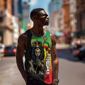 Personalized Ethiopia Men Tank Top Happy National Day