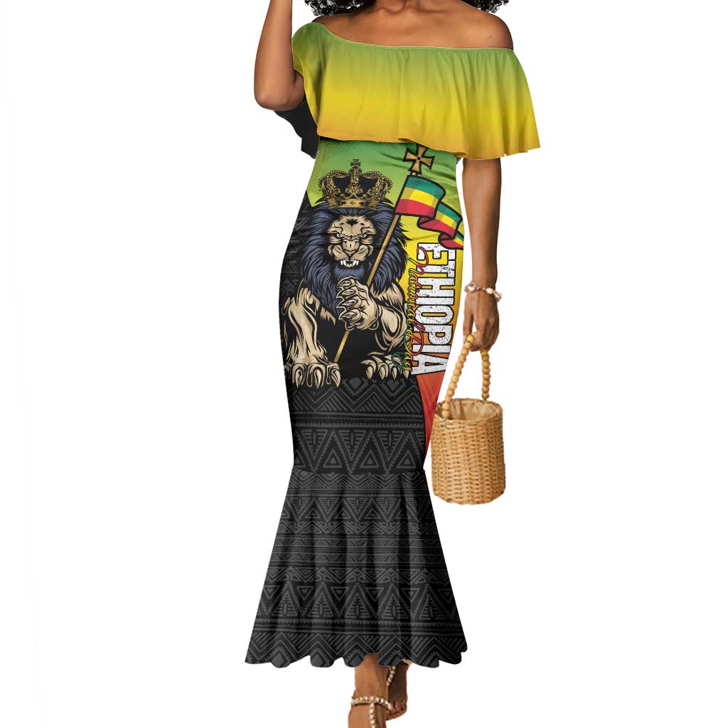 Personalized Ethiopia Mermaid Dress Happy National Day