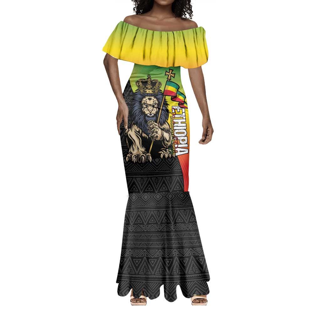 Personalized Ethiopia Mermaid Dress Happy National Day