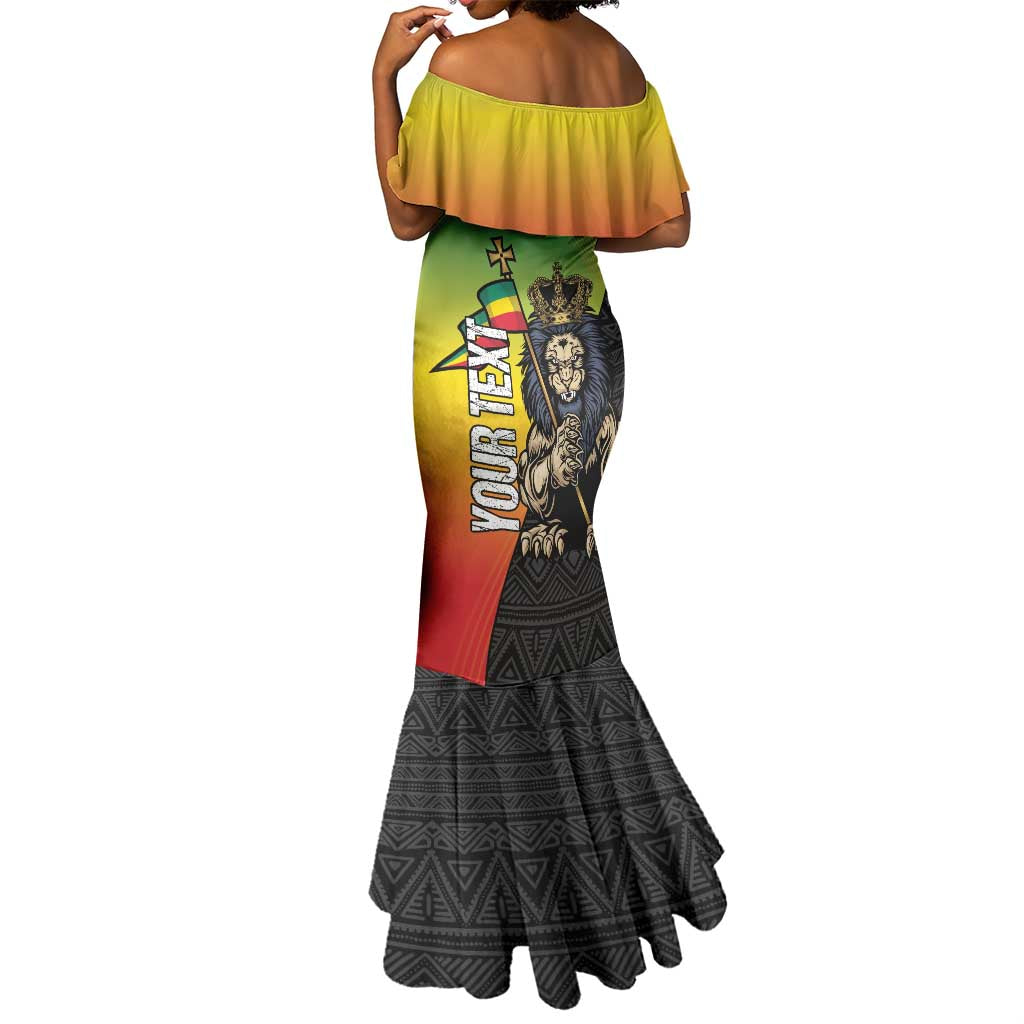 Personalized Ethiopia Mermaid Dress Happy National Day