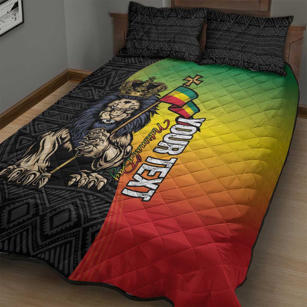 Personalized Ethiopia Quilt Bed Set Happy National Day