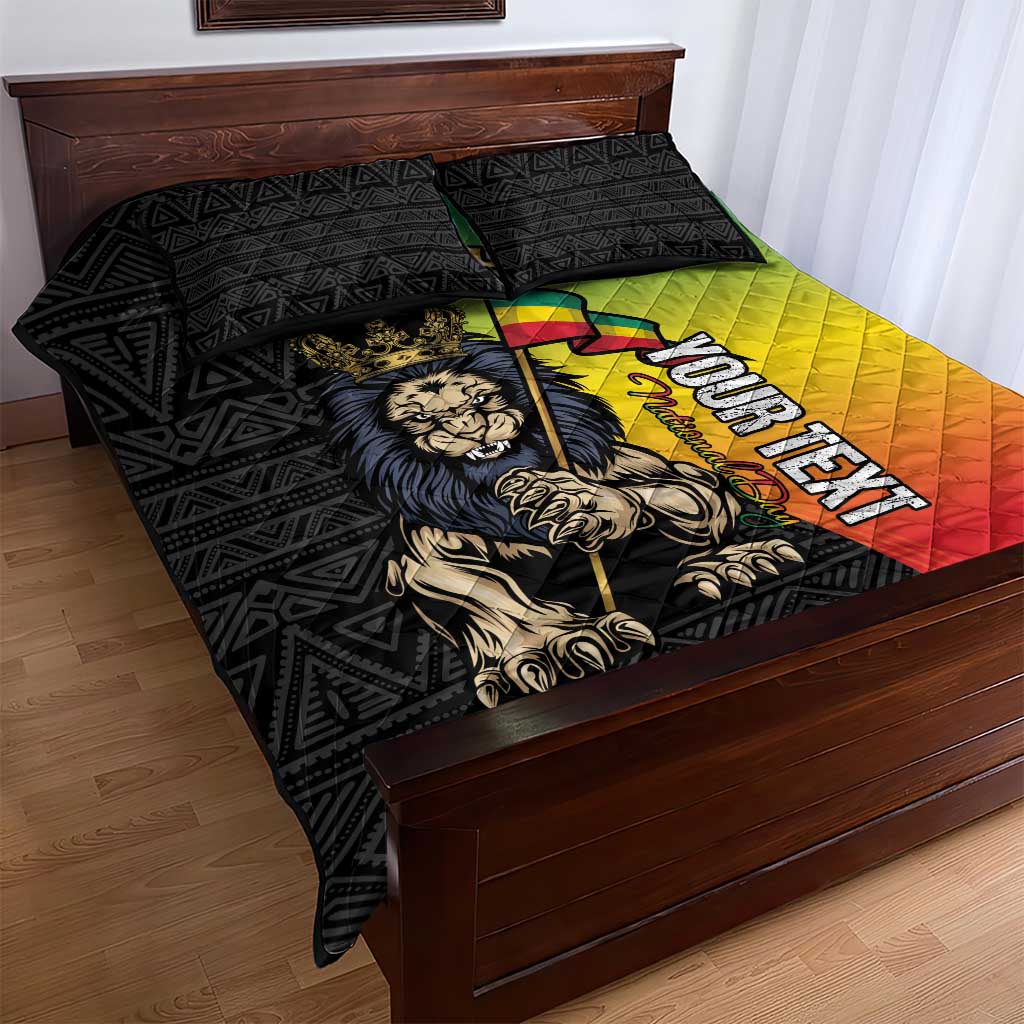 Personalized Ethiopia Quilt Bed Set Happy National Day