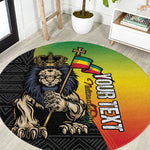 Personalized Ethiopia Round Carpet Happy National Day