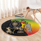 Personalized Ethiopia Round Carpet Happy National Day