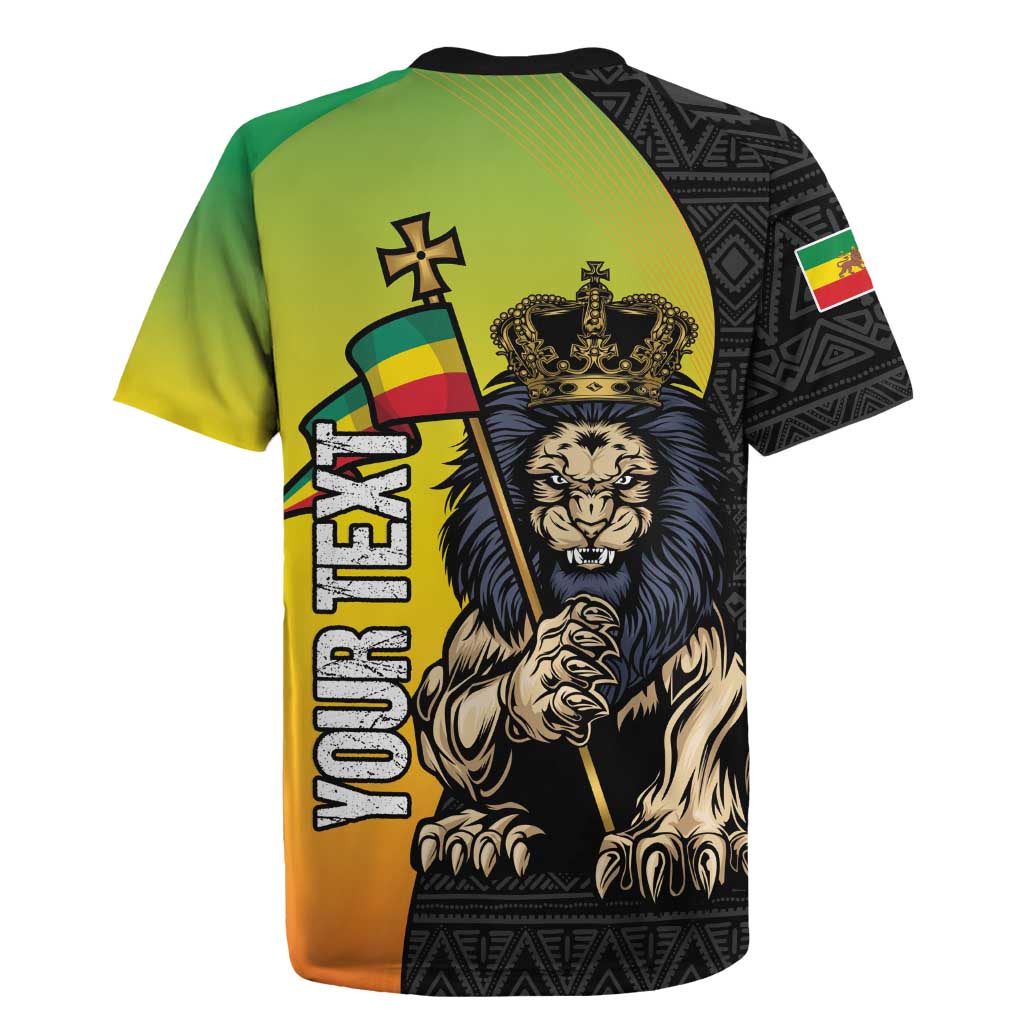 Personalized Ethiopia Rugby Jersey Happy National Day