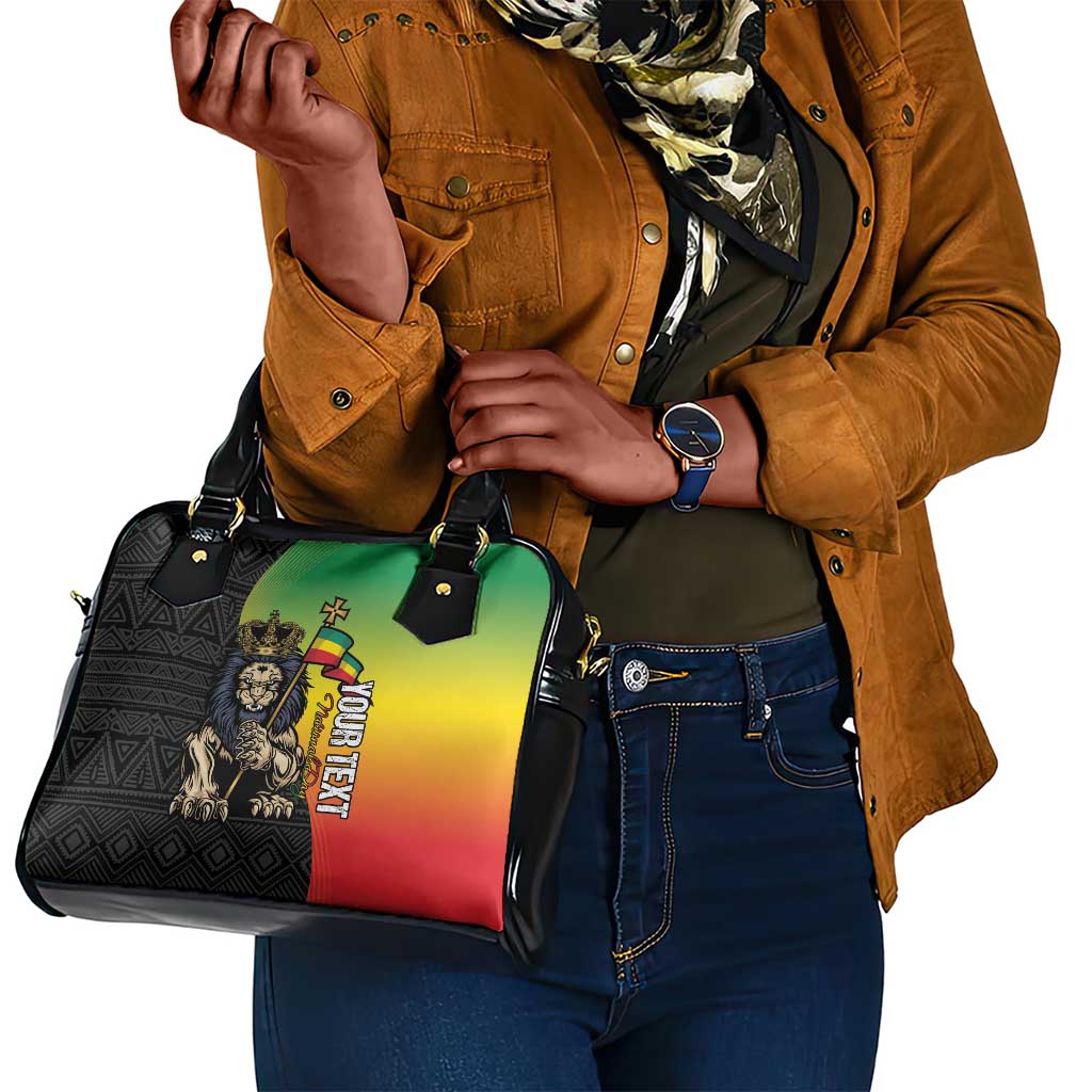 Personalized Ethiopia Shoulder Handbag Happy National Day