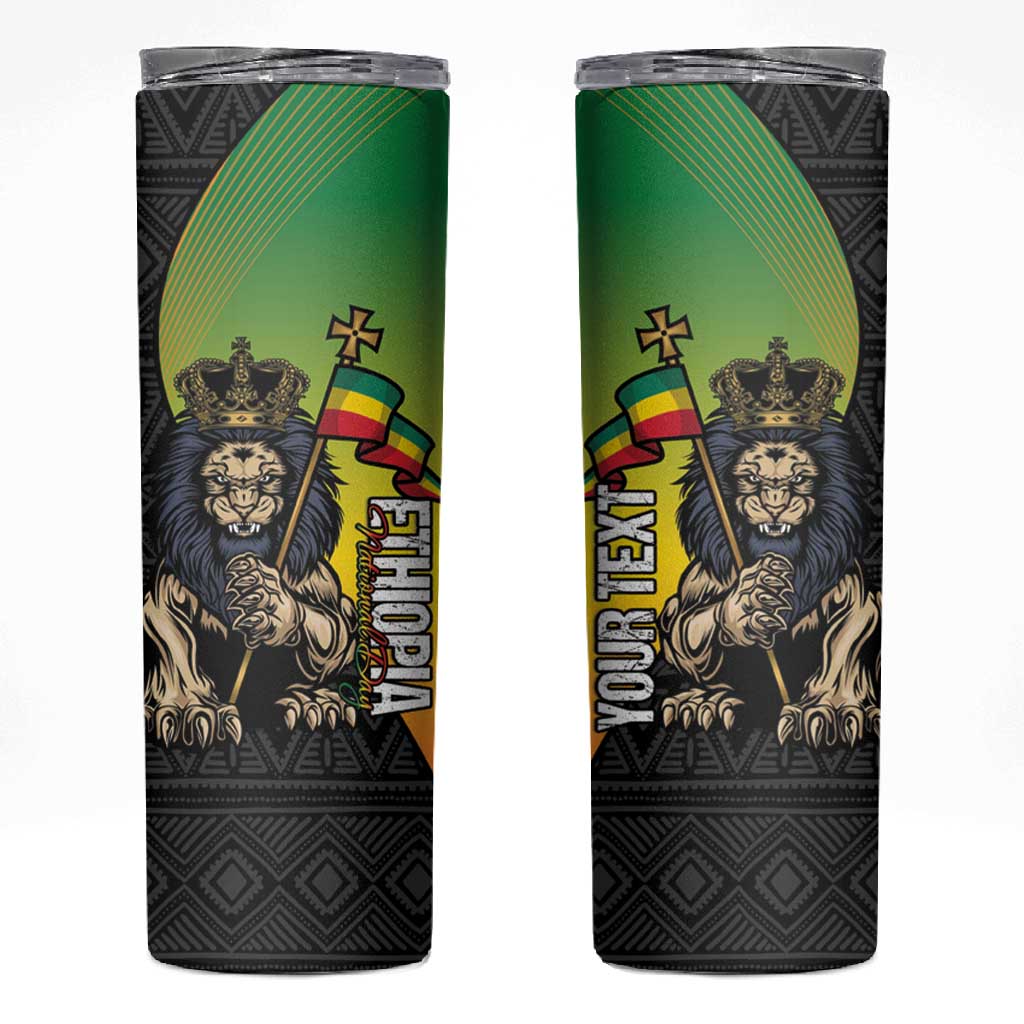 Personalized Ethiopia Skinny Tumbler Happy National Day