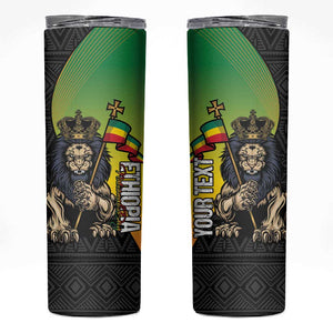 Personalized Ethiopia Skinny Tumbler Happy National Day