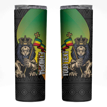 Personalized Ethiopia Skinny Tumbler Happy National Day