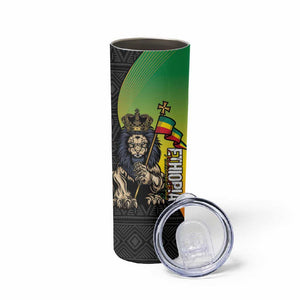Personalized Ethiopia Skinny Tumbler Happy National Day