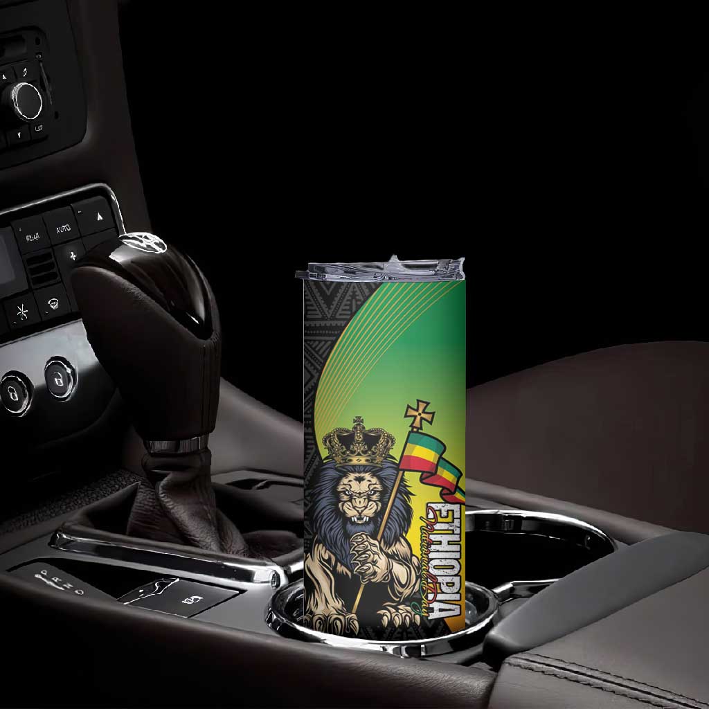 Personalized Ethiopia Skinny Tumbler Happy National Day