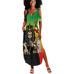 Personalized Ethiopia Summer Maxi Dress Happy National Day