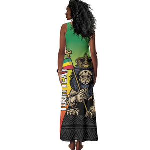 Personalized Ethiopia Tank Maxi Dress Happy National Day