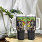 Personalized Ethiopia Tumbler With Handle Happy National Day