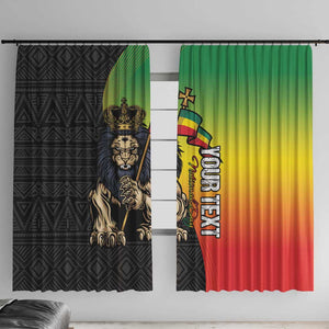 Personalized Ethiopia Window Curtain Happy National Day