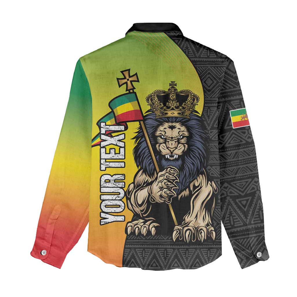 Personalized Ethiopia Women Casual Shirt Happy National Day