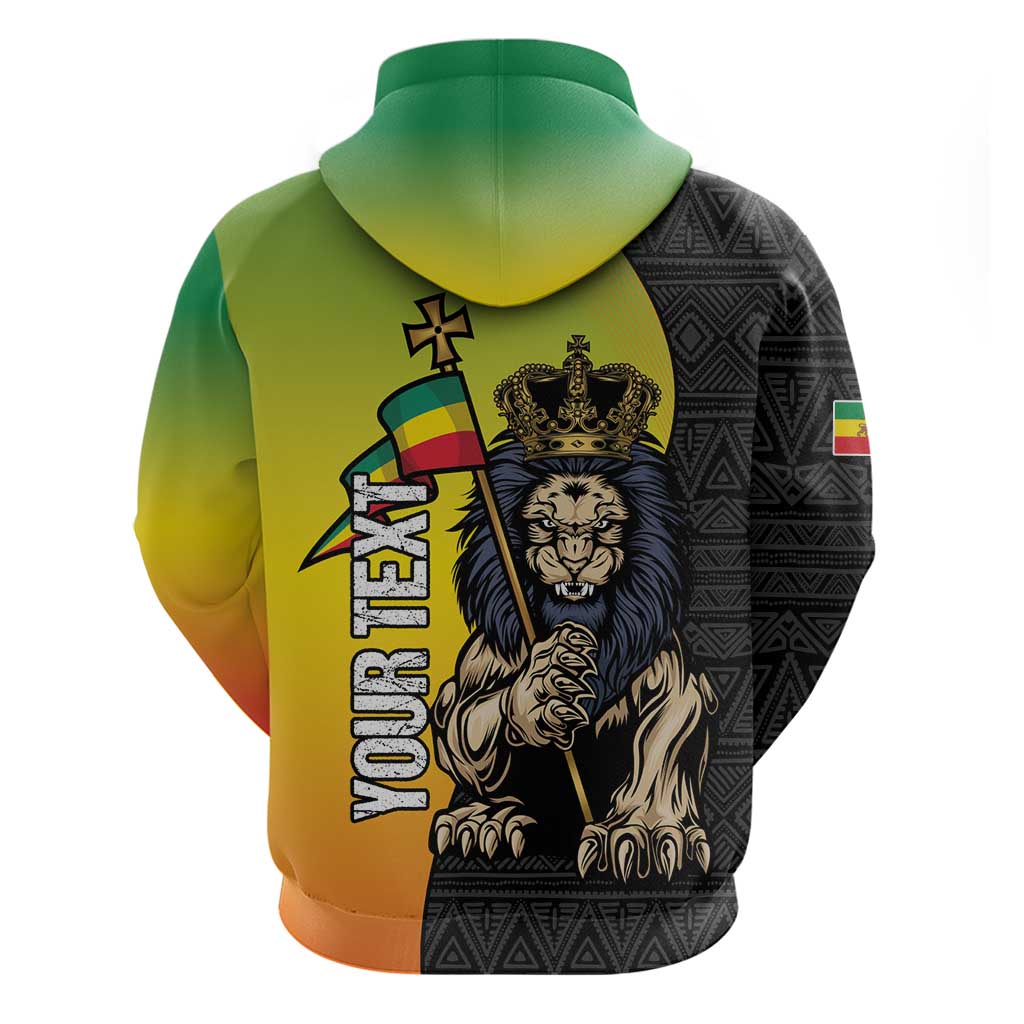 Personalized Ethiopia Zip Hoodie Happy National Day