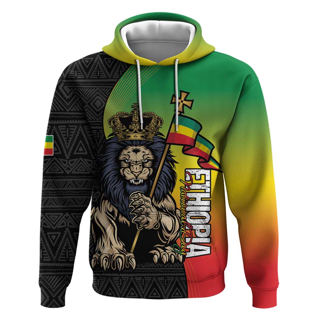 Personalized Ethiopia Zip Hoodie Happy National Day