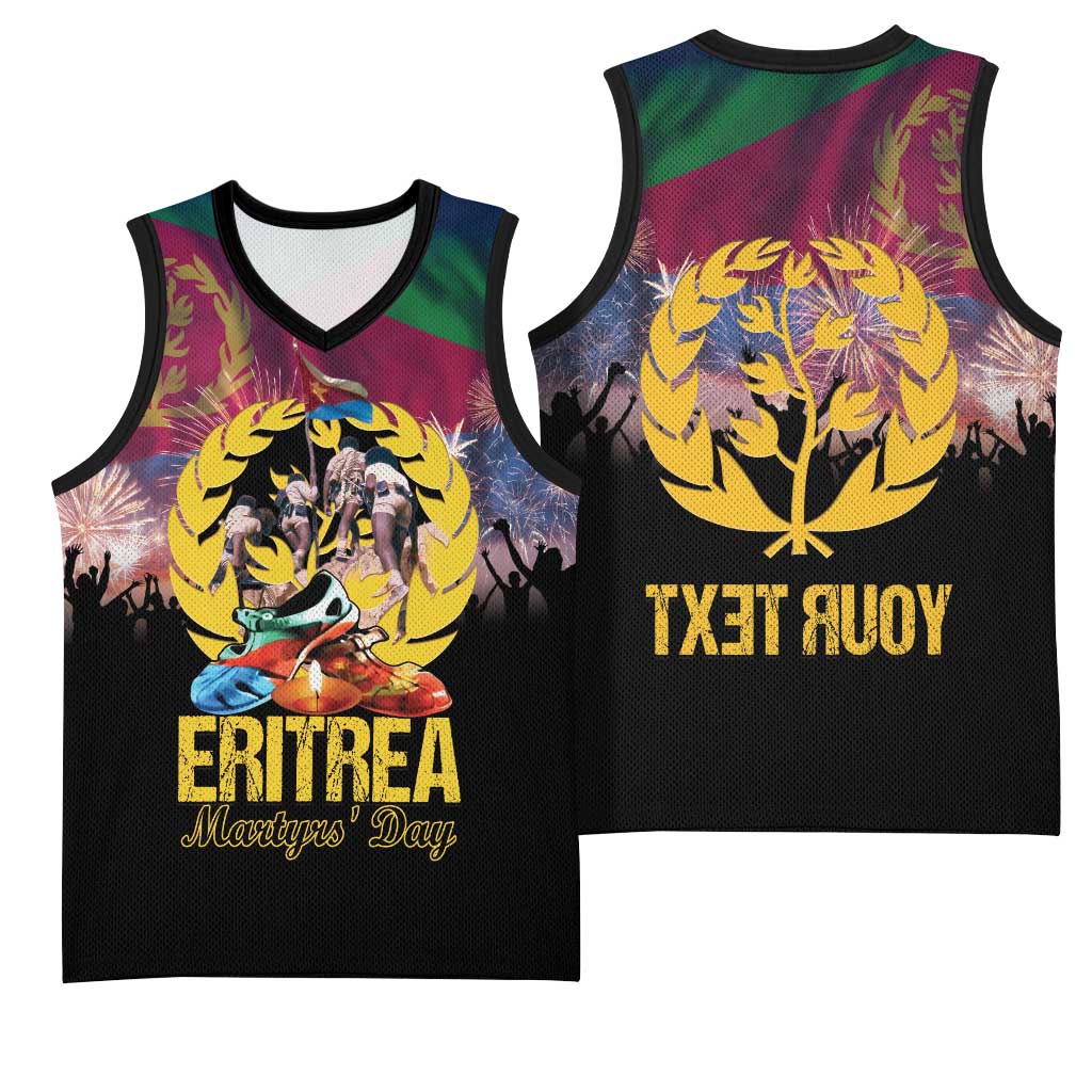Personalized Eritrea Martyrs Day Basketball Jersey Never Forgot June 20 - African Pride