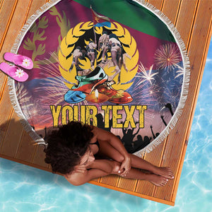 Personalized Eritrea Martyrs Day Beach Blanket Never Forgot June 20