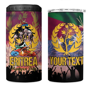 Personalized Eritrea Martyrs Day 4 in 1 Can Cooler Tumbler Never Forgot June 20
