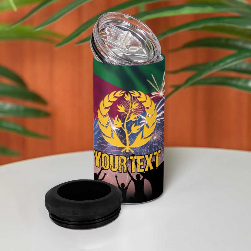 Personalized Eritrea Martyrs Day 4 in 1 Can Cooler Tumbler Never Forgot June 20